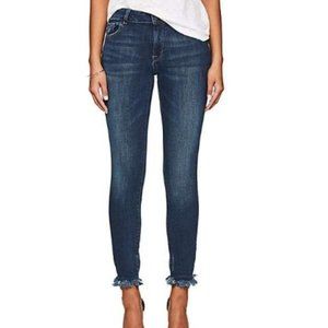 DL1961 Margaux Instasculpt Ankle Skinny Frayed Hem Jeans in Harlow wash …